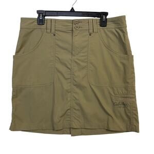 Cabela's Women's UPF 30 Tan Nylon Stretch Active Skirt Size 12